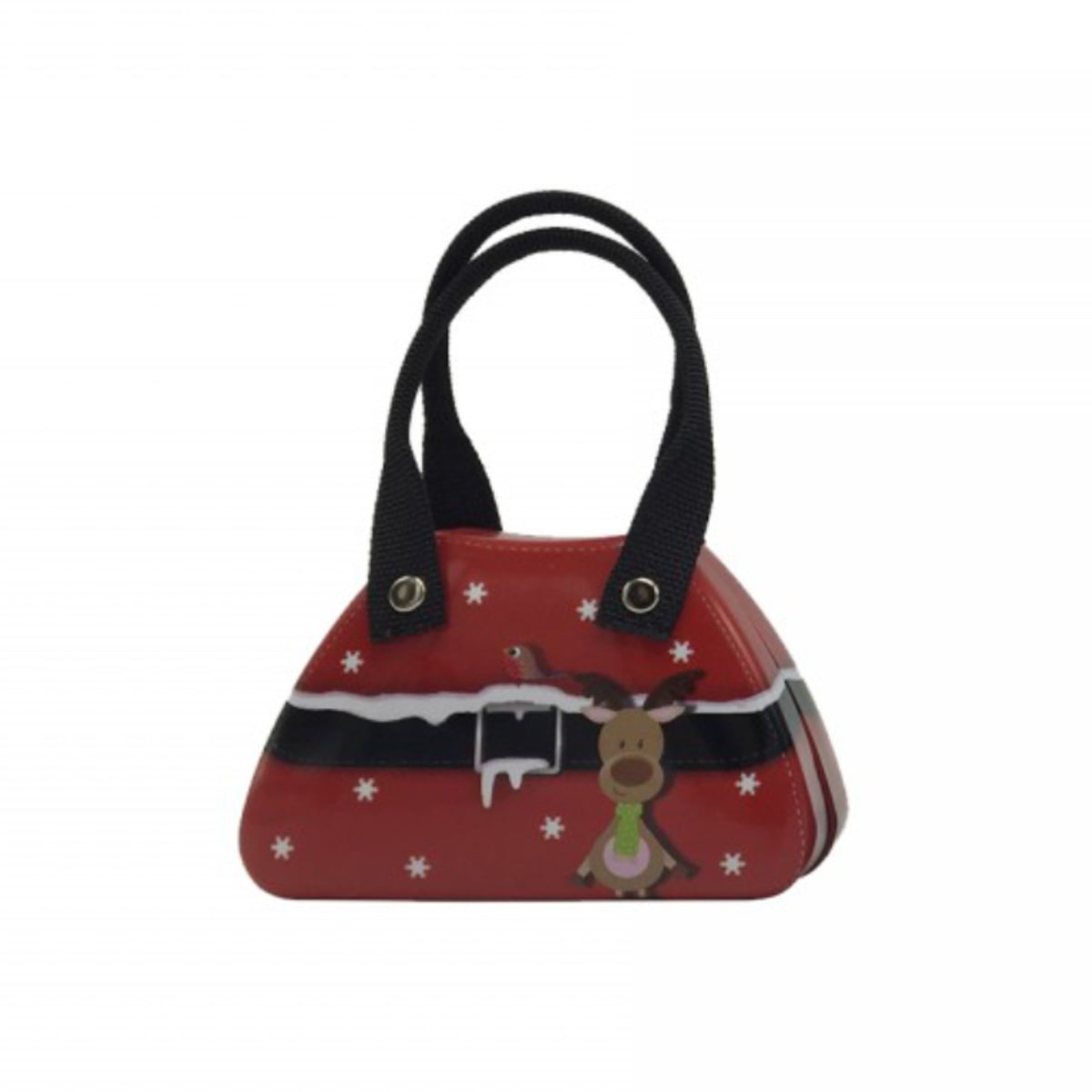 Lata de Natal Bolsa Vermelha The Silver Crane