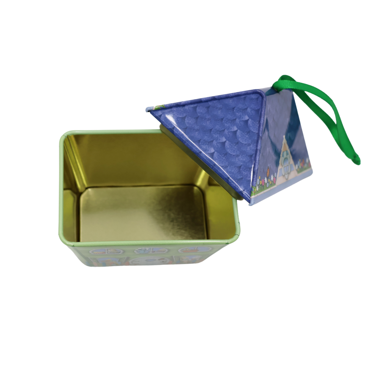 Tin Mini Caravan Lilac The Silver Crane