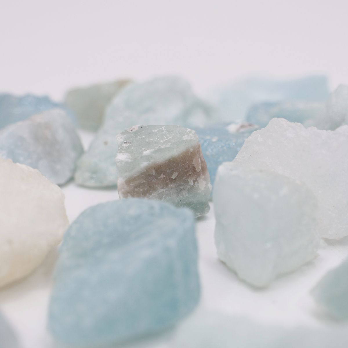 Pedra Mineral Bruta Água Marinha 4-11g