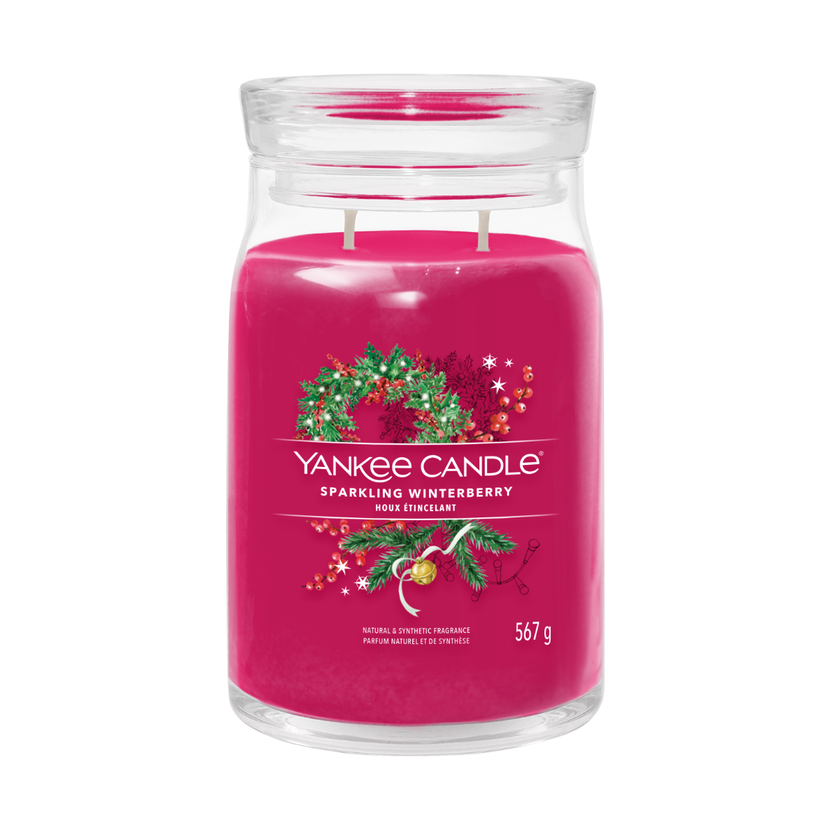 Vela Sparkling Winterberry Yankee Candle