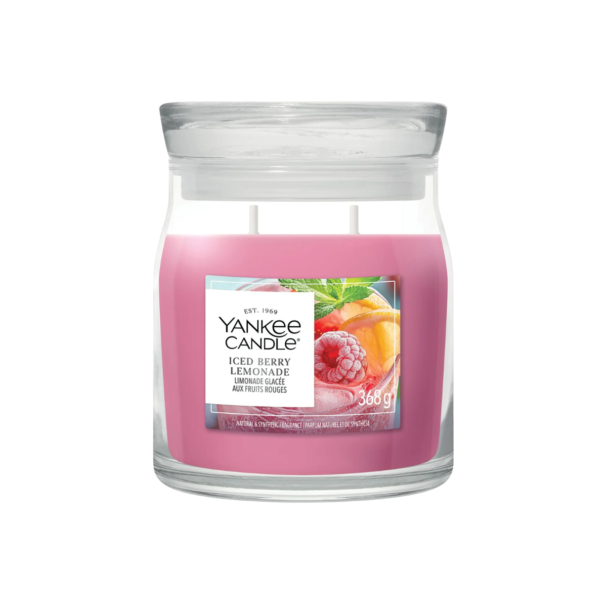 Vela Iced Berry Lemonade Yankee Candle