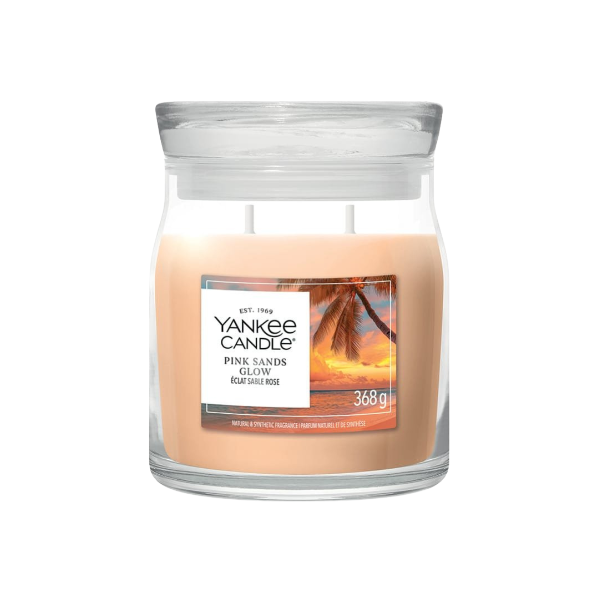 Vela Pink Sands Glow Yankee Candle
