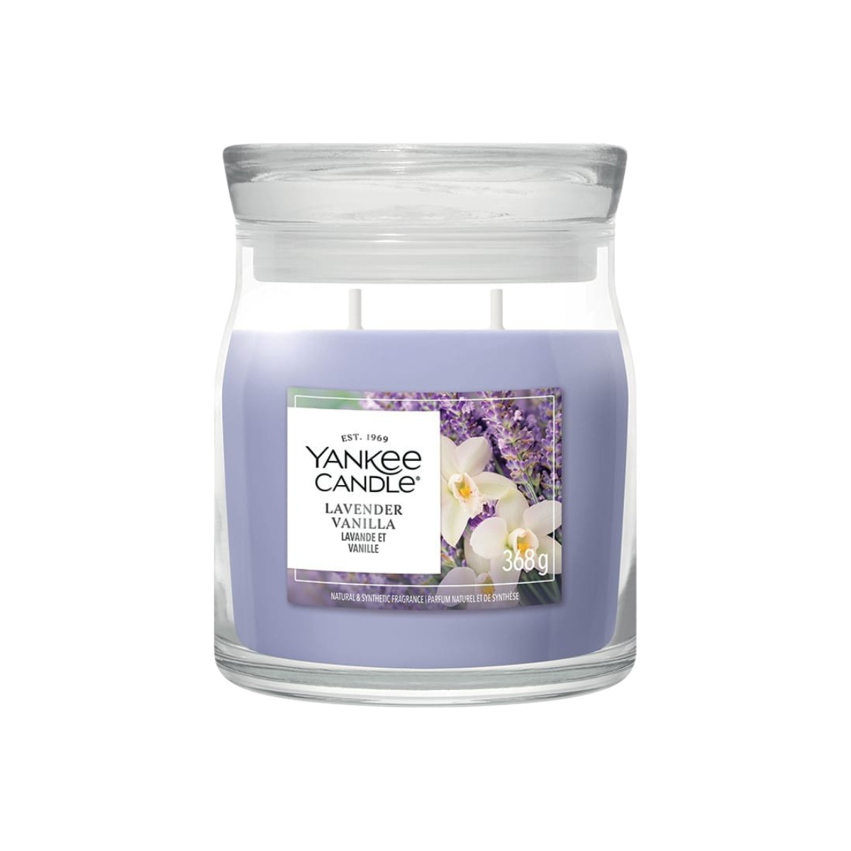 Vela Lavender Vanilla Yankee Candle