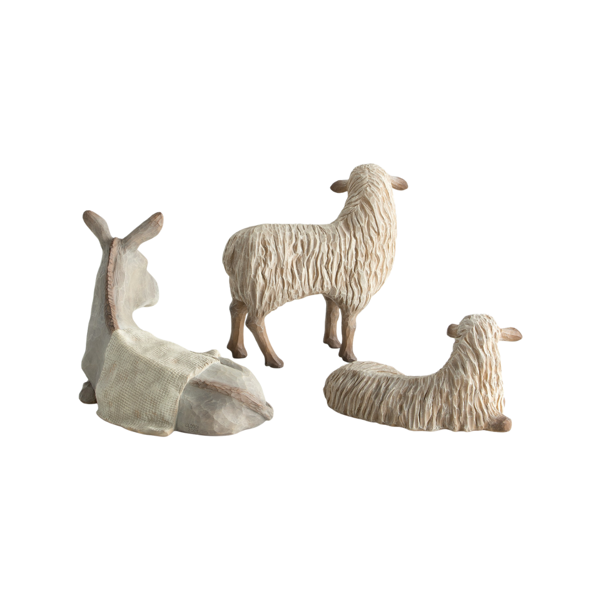Estatueta Gentle Animals of the Stable for The Christmas Story Willow Tree