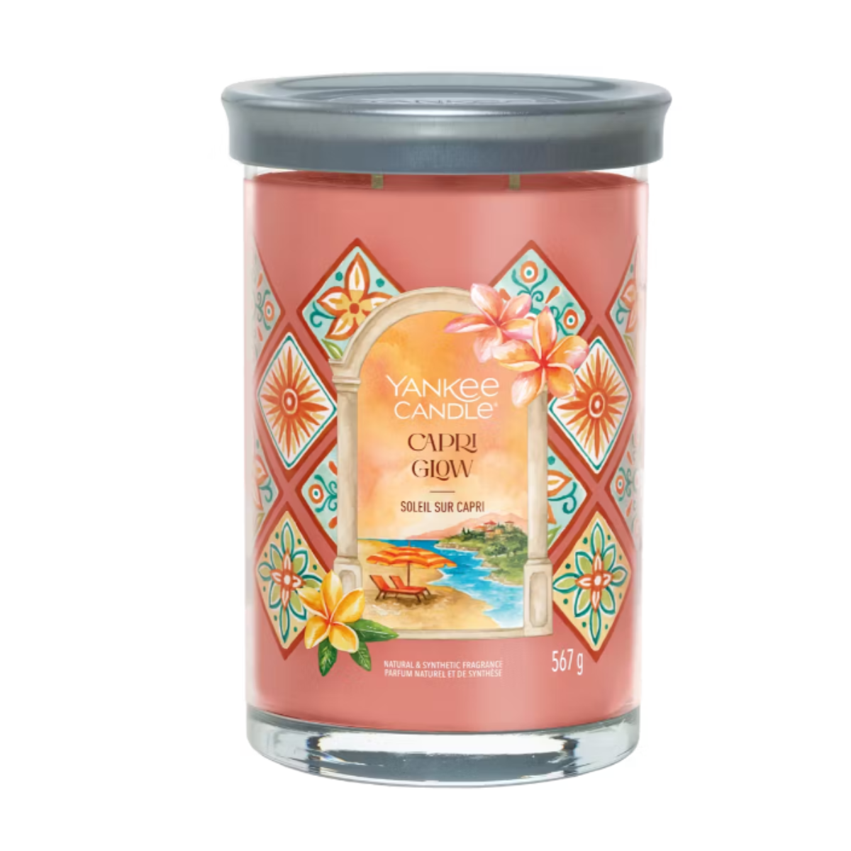 Vela Tumbler Capri Glow Yankee Candle