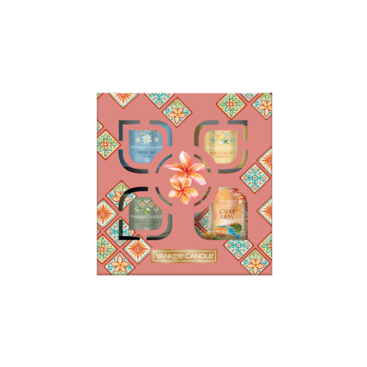 Coffret Vela Tumblr & 3 Votives Copo Yankee Candle