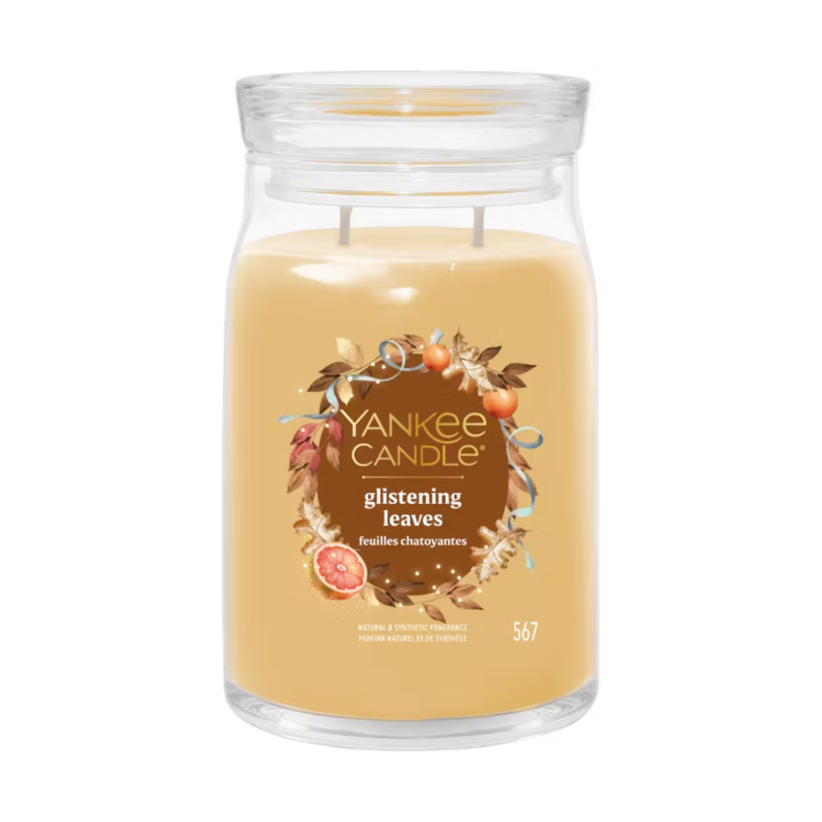 Vela Glistening Leaves Yankee Candle
