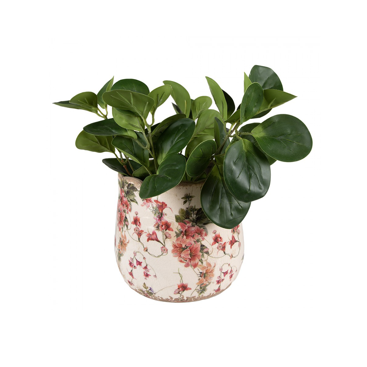 Jarrón de cara de plata