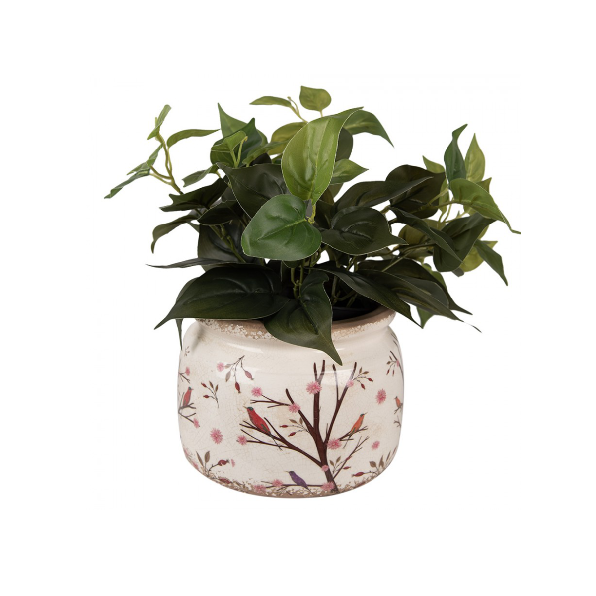 Jarrón de cara de plata