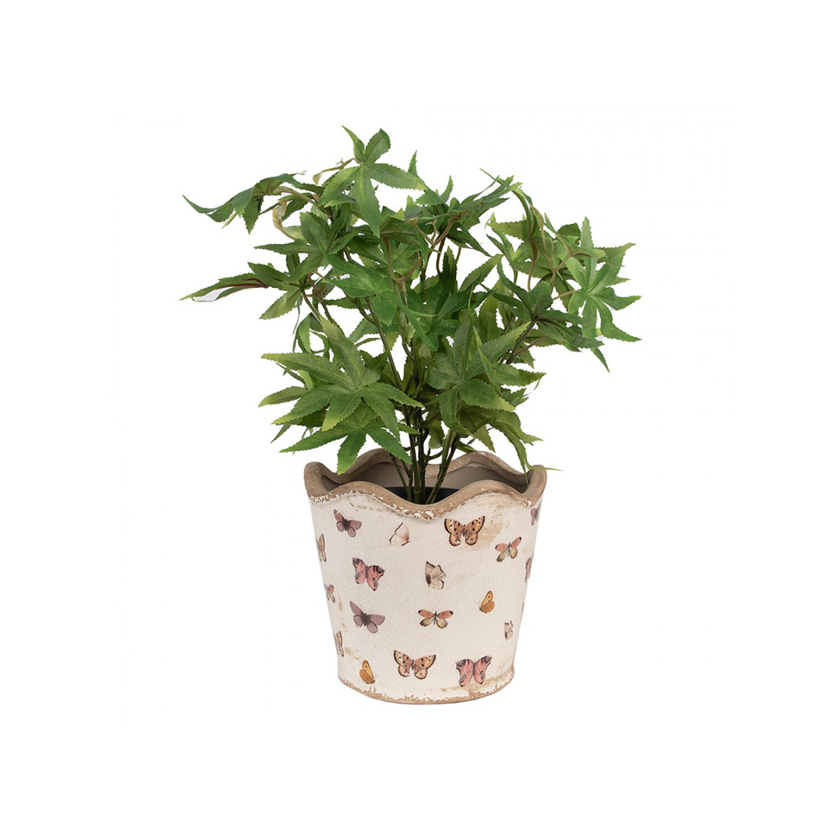 Jarrón de cara de plata