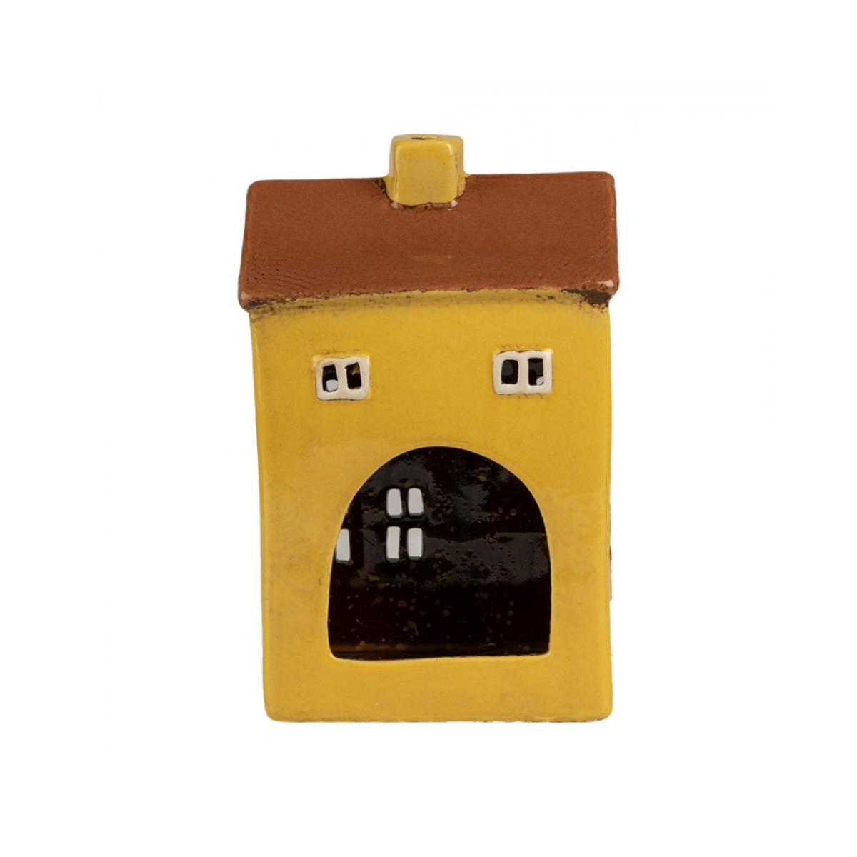 Porta-Vela Casa Amarela/Castanho Clayre & Eef