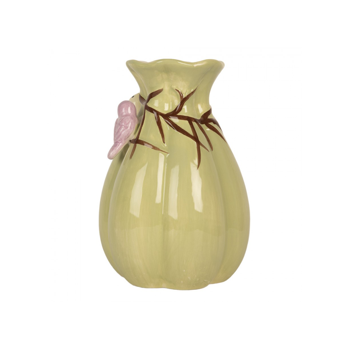 Jarra Cerâmica com Pássaros