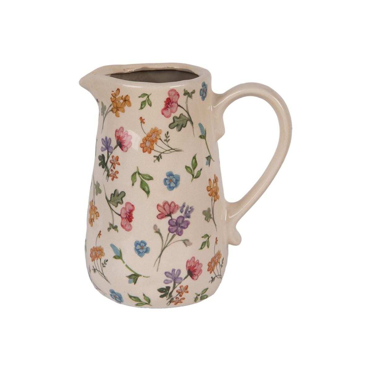 Jarra Cerâmica Flores