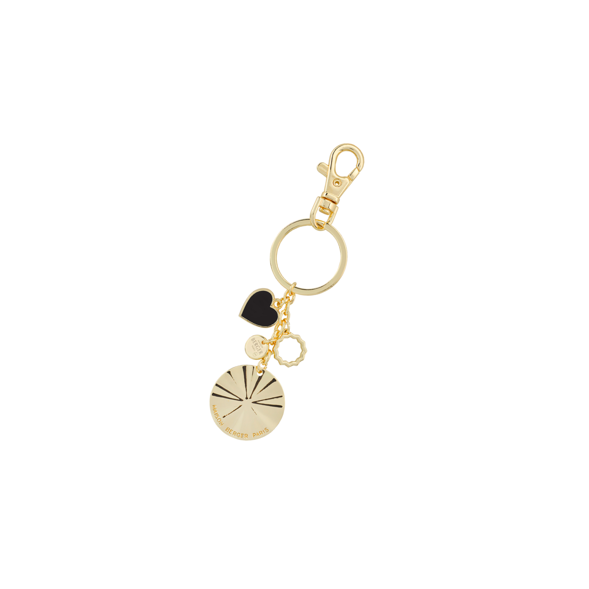 Ambientador Carro com Porta-chaves Dourado Maison Berger