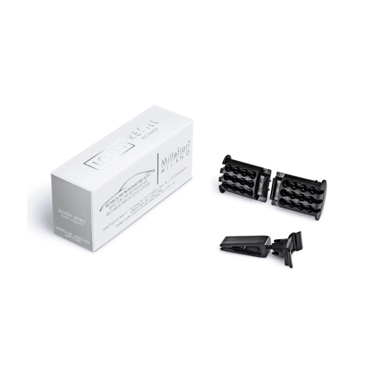 Recarga Ambientador Carro Silver Spirit Millefiori Milano
