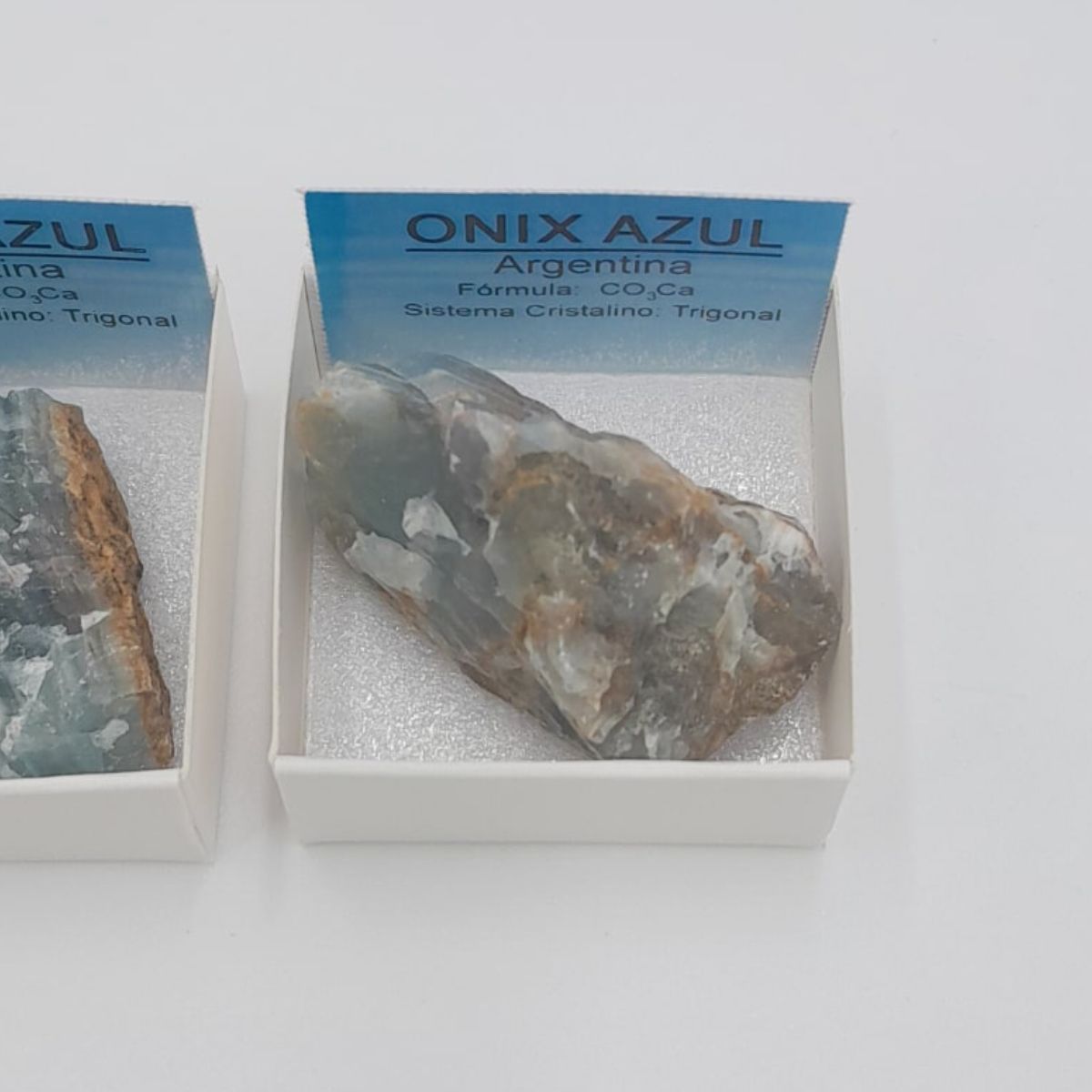 Pedra Mineral Ónix Azul