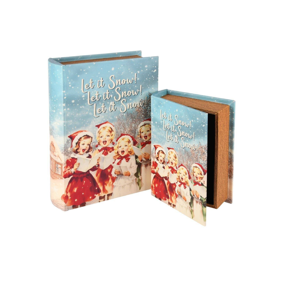 Caja de libros de Papá Noel