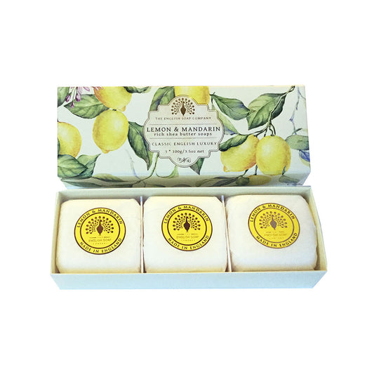 Sabonete Lemon & Mandarin 3x100g The English Soap