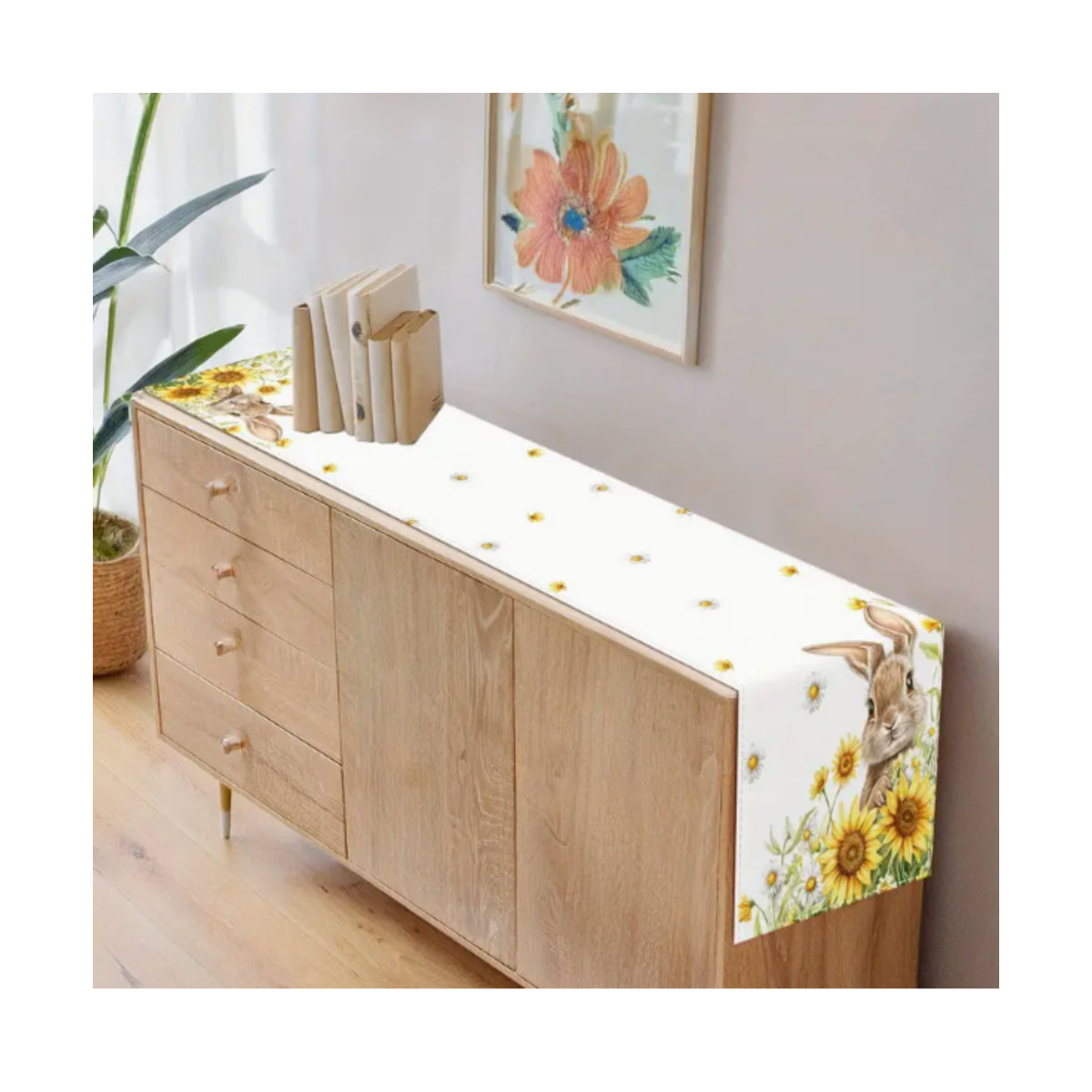 Caminho de Mesa Coelho e Flores