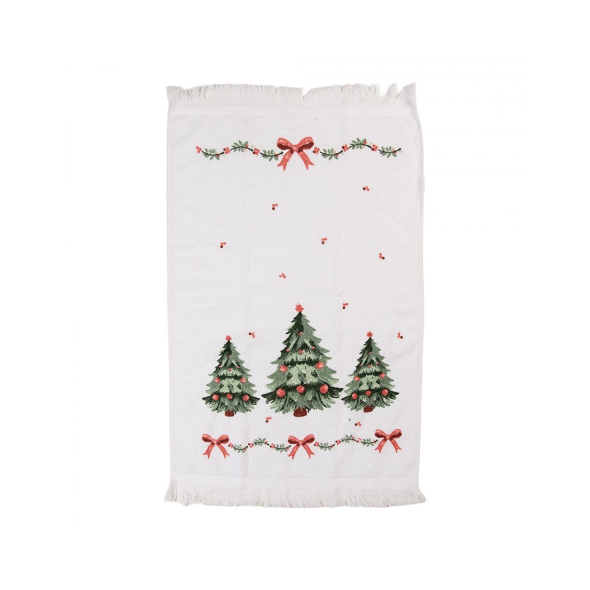Toalha de Mãos Árvores de Natal Clayre & Eef