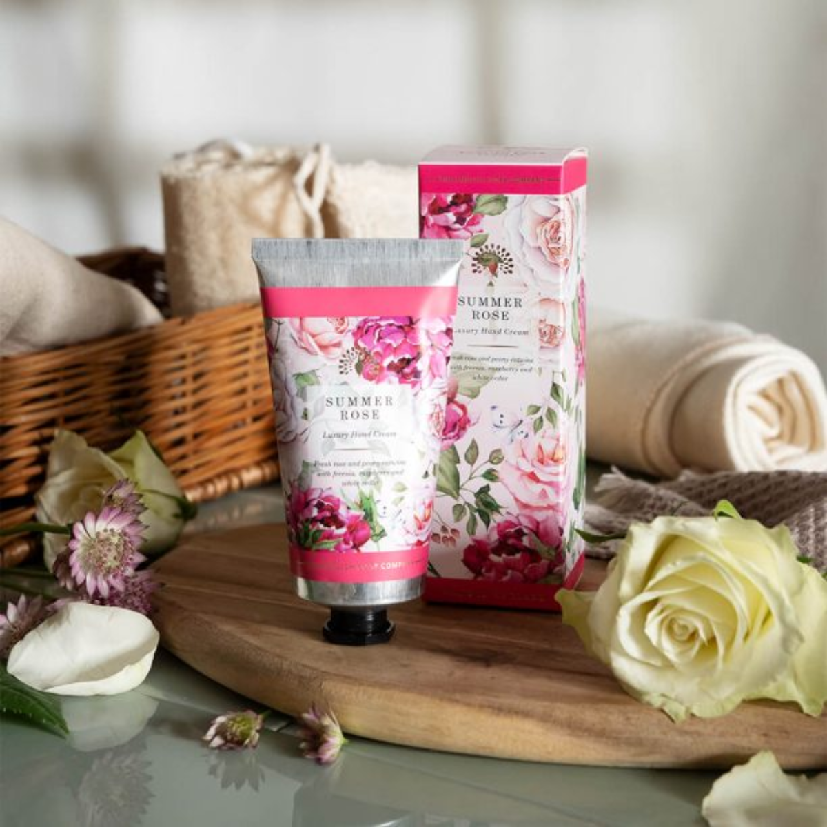 Creme de Mãos Summer Rose The English Soap