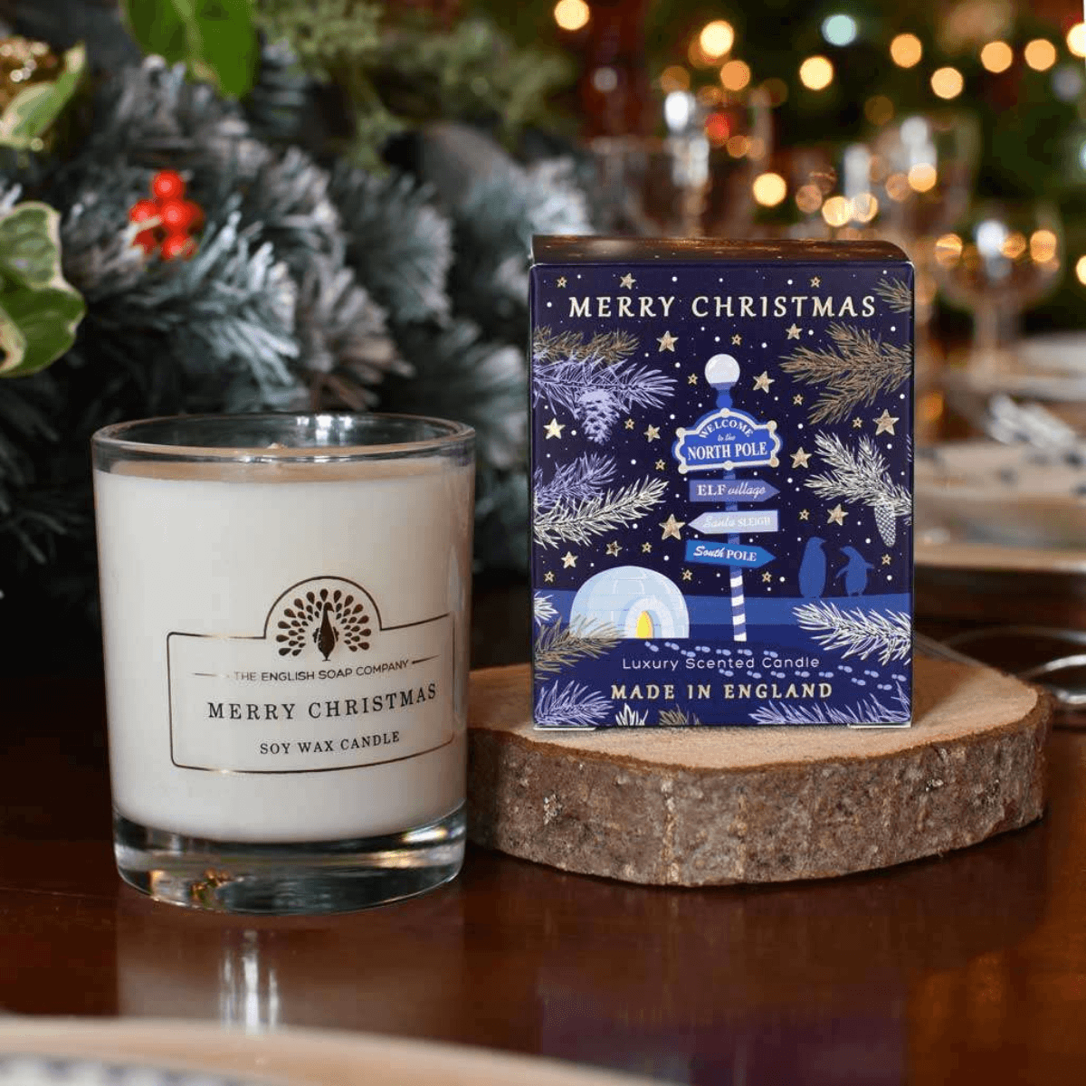 Vela Natal North Pole The English Soap