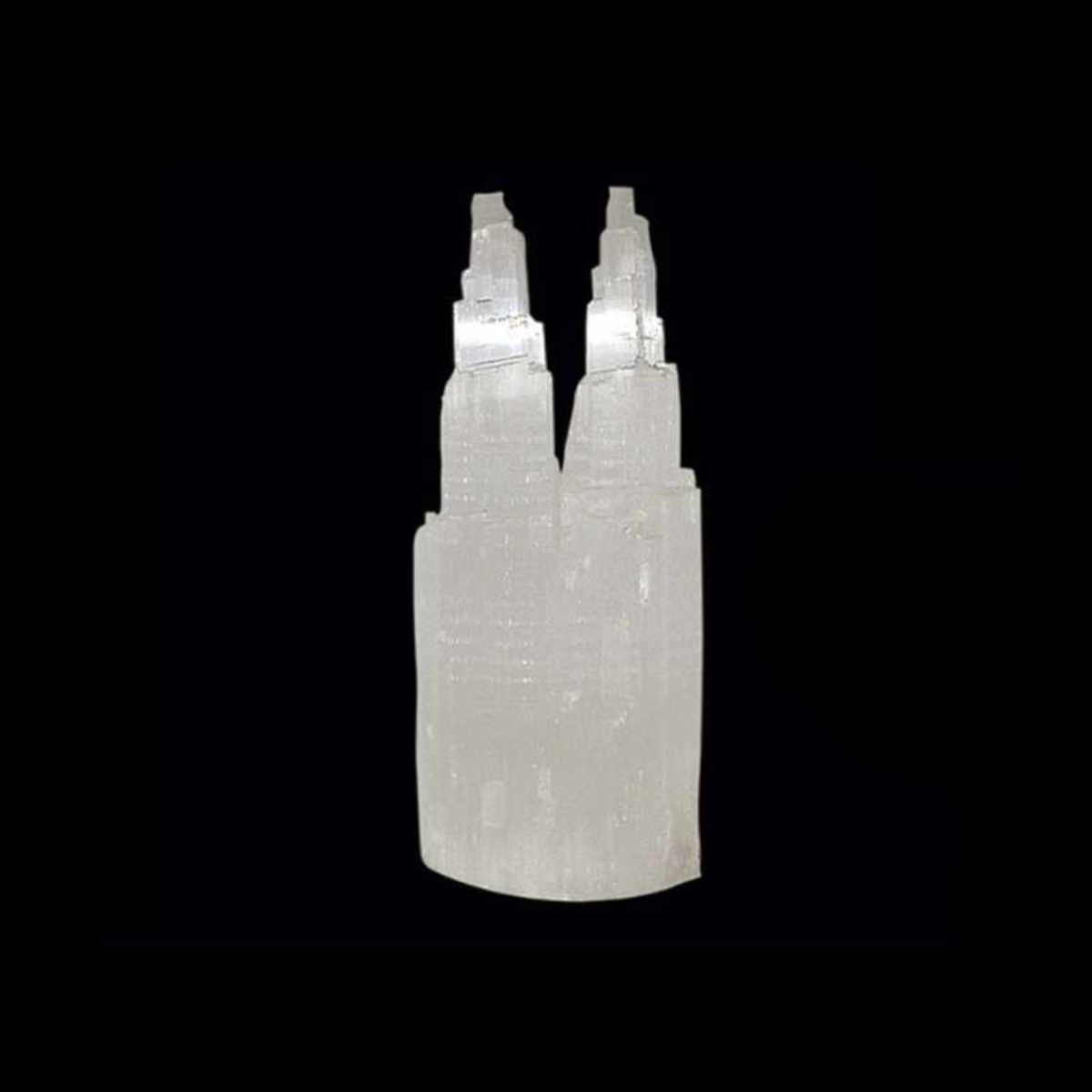 Catedral Selenite Dupla 10cm