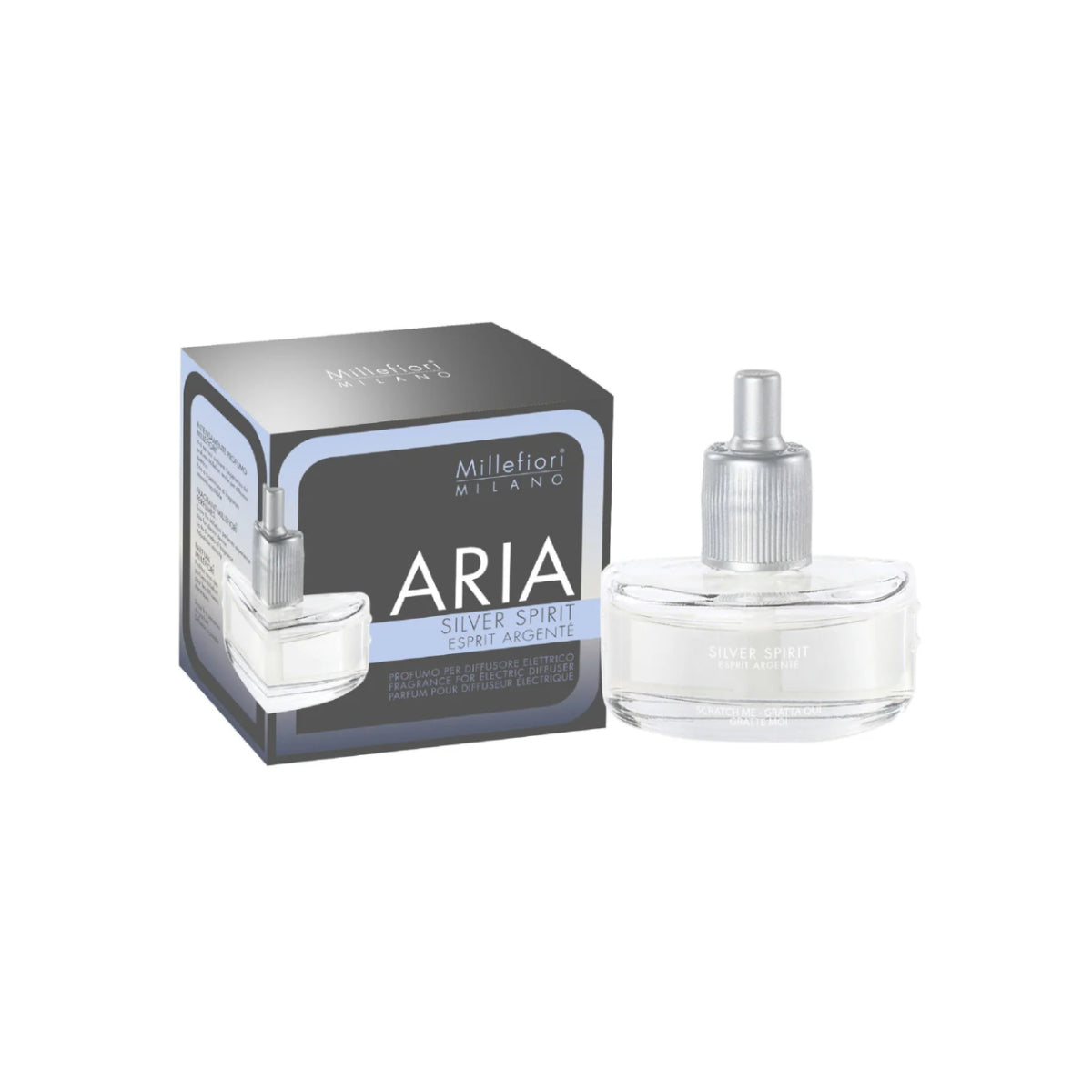 Recarga Difusor Elétrico Aria Silver Spirit Millefiori Milano