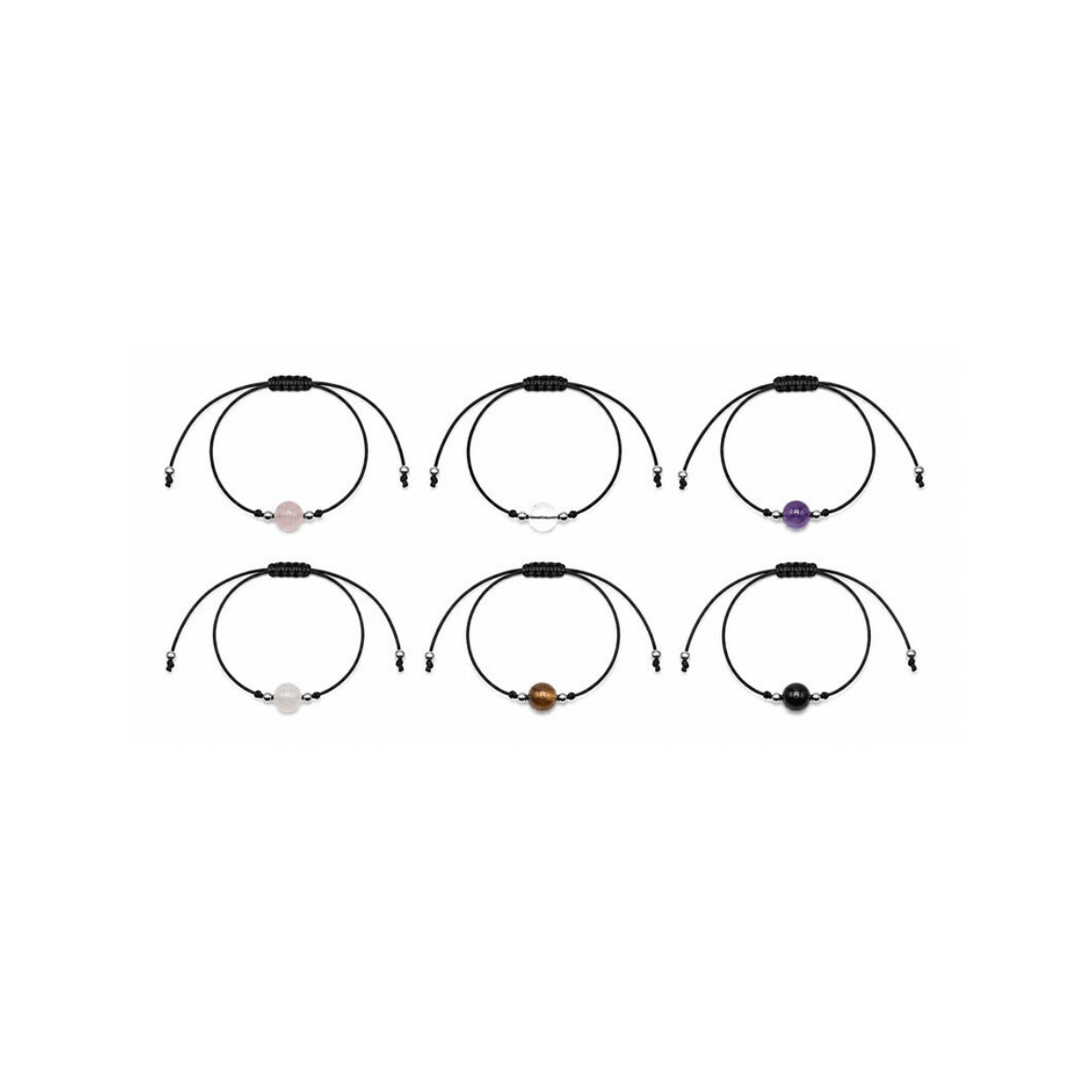 Pulseira Bola Pedra 8mm
