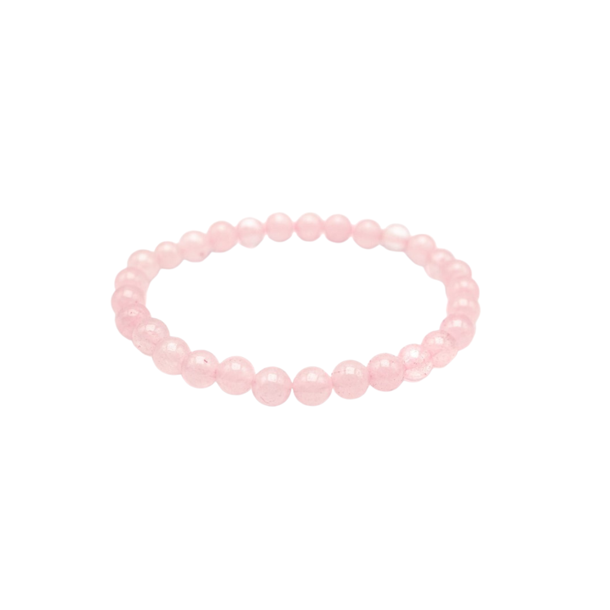Pulseira Quartzo Rosa 6mm