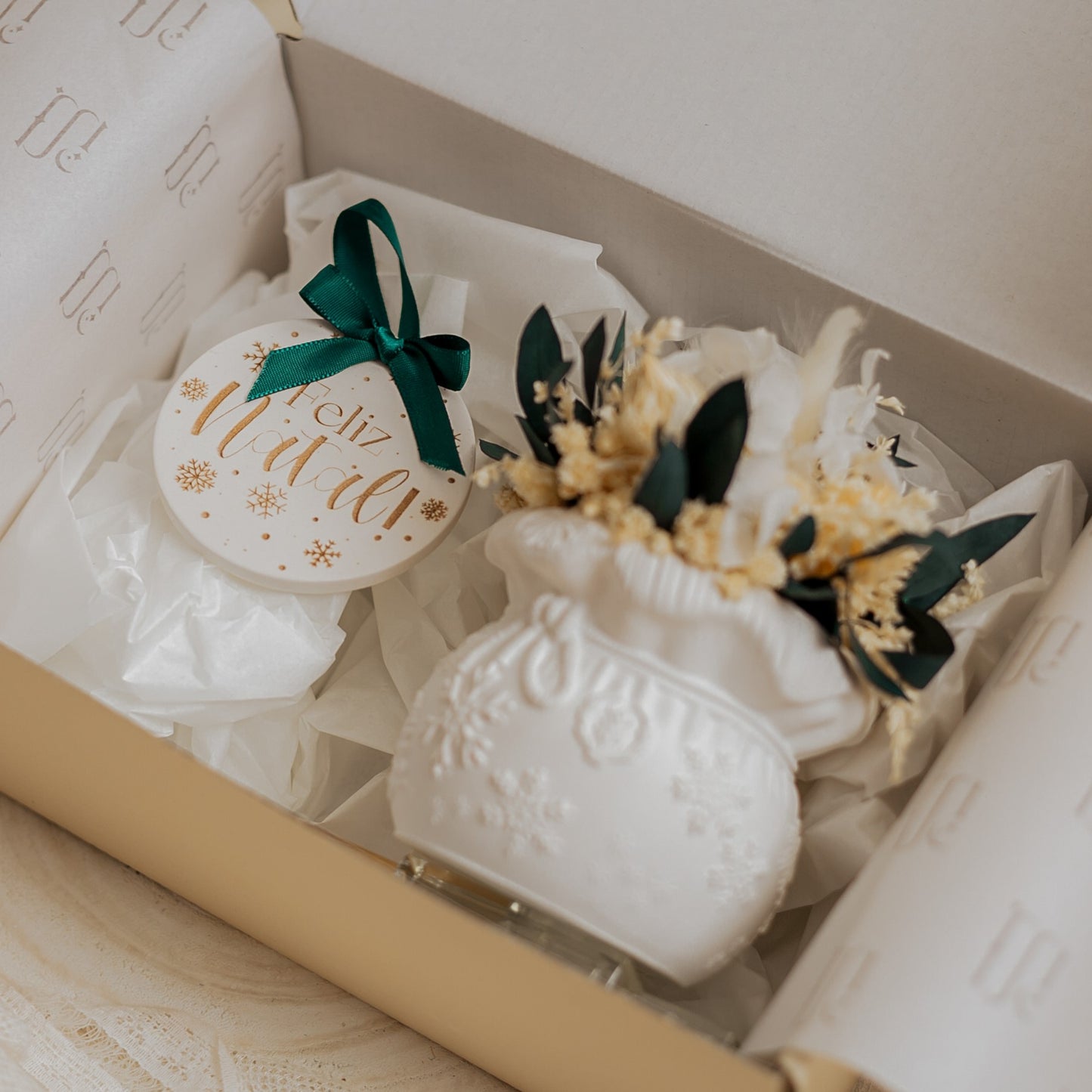 Pack Gesso Perfumado Vaso e Medalha