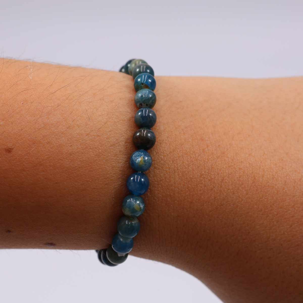 Pulseira Criança Apatite Azul 6mm