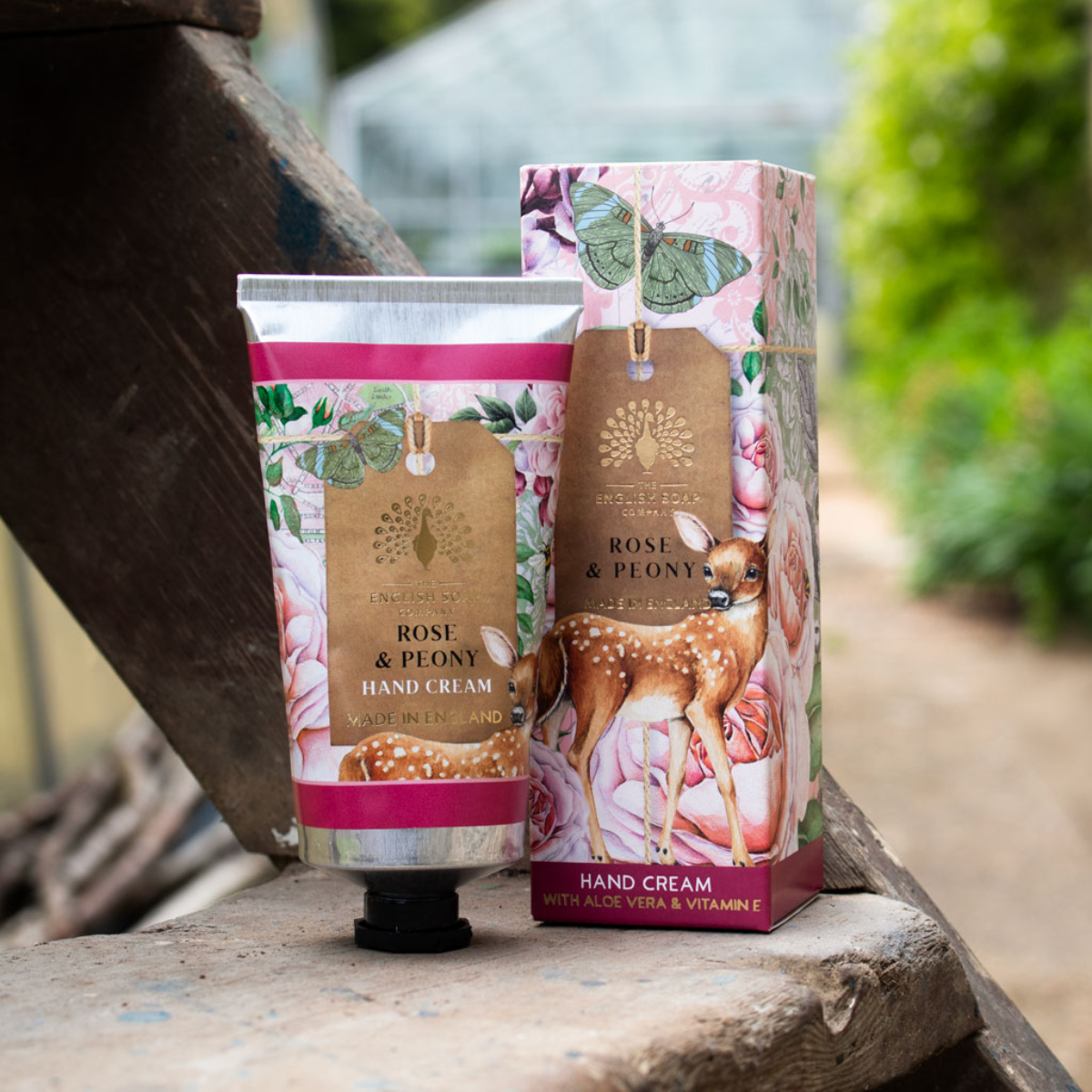 Creme de Mãos Rose & Peony The English Soap