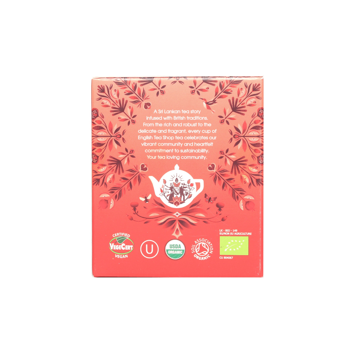 Chá Apple, Rosehip & Cinnamon English TeaShop Organic