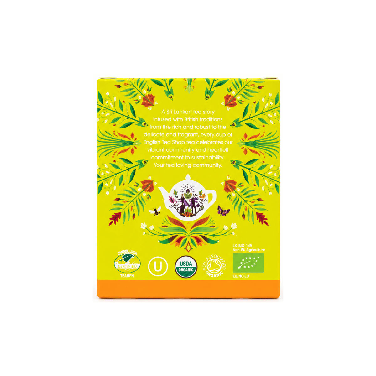 Chá Lemongrass, Citrus & Ginger English TeaShop Organic