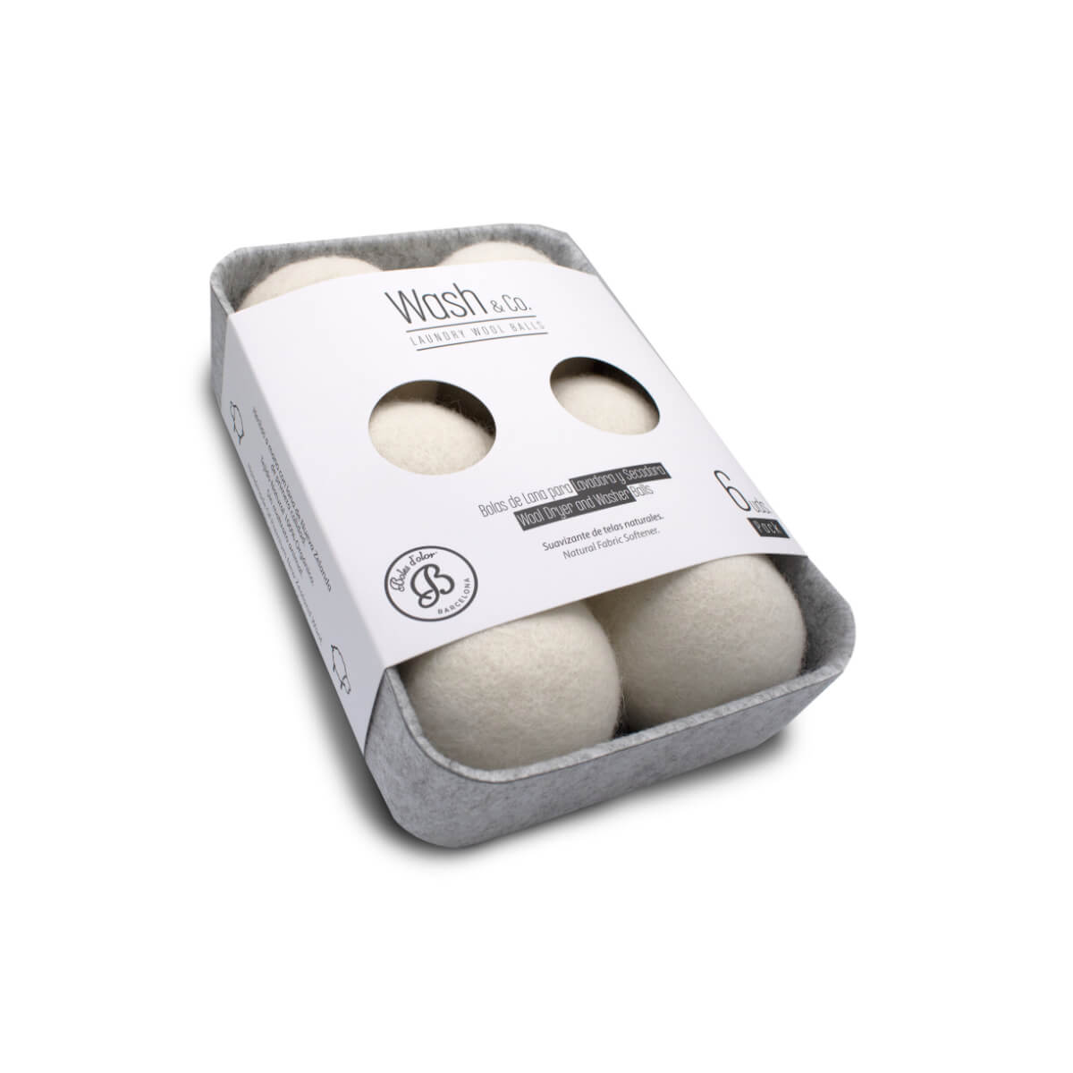 Bola de pura lã Boles d’Olor para secagem de roupa na máquina