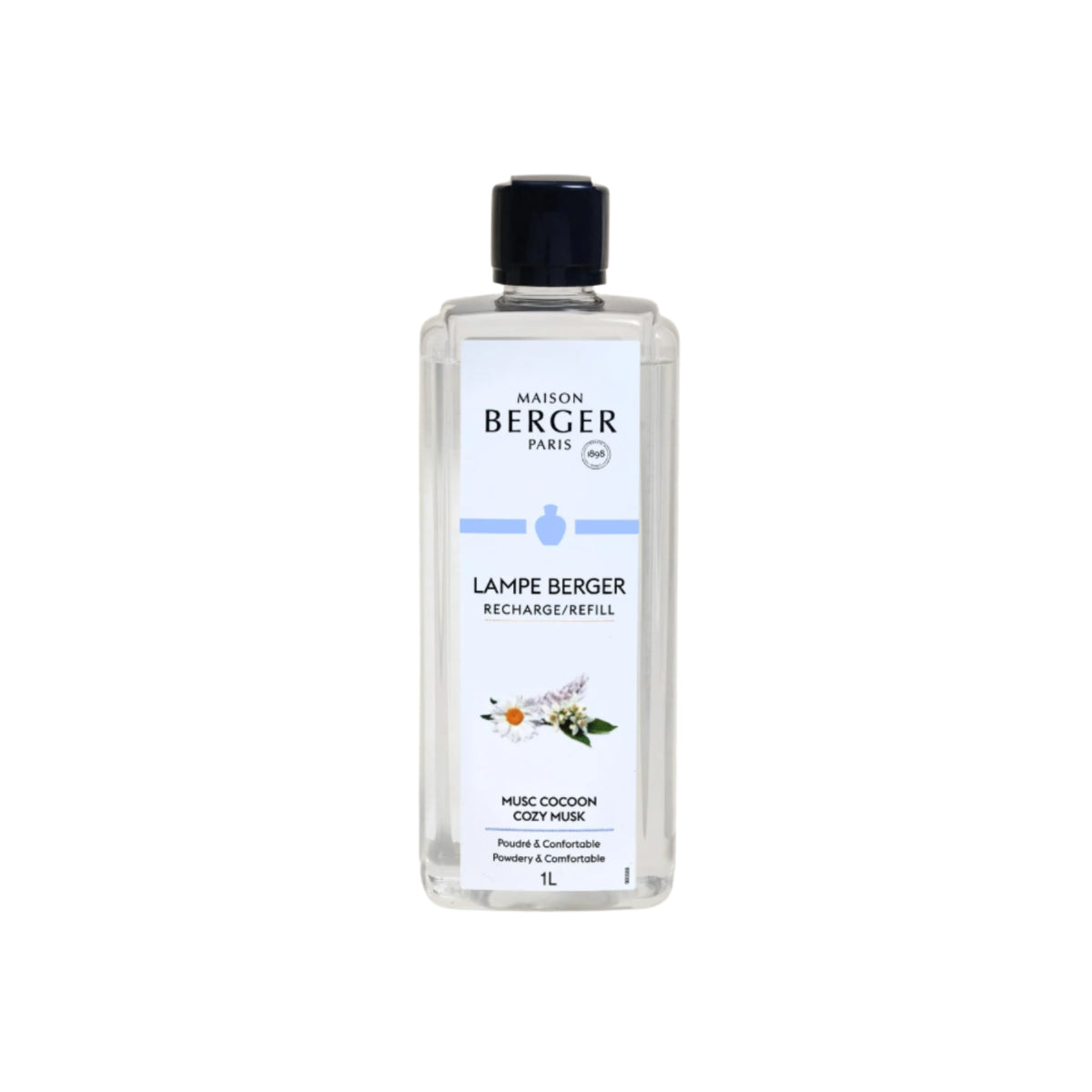 Recarga Cozy Musk Maison Berger para lâmpada catalítica com aroma suave 1L
