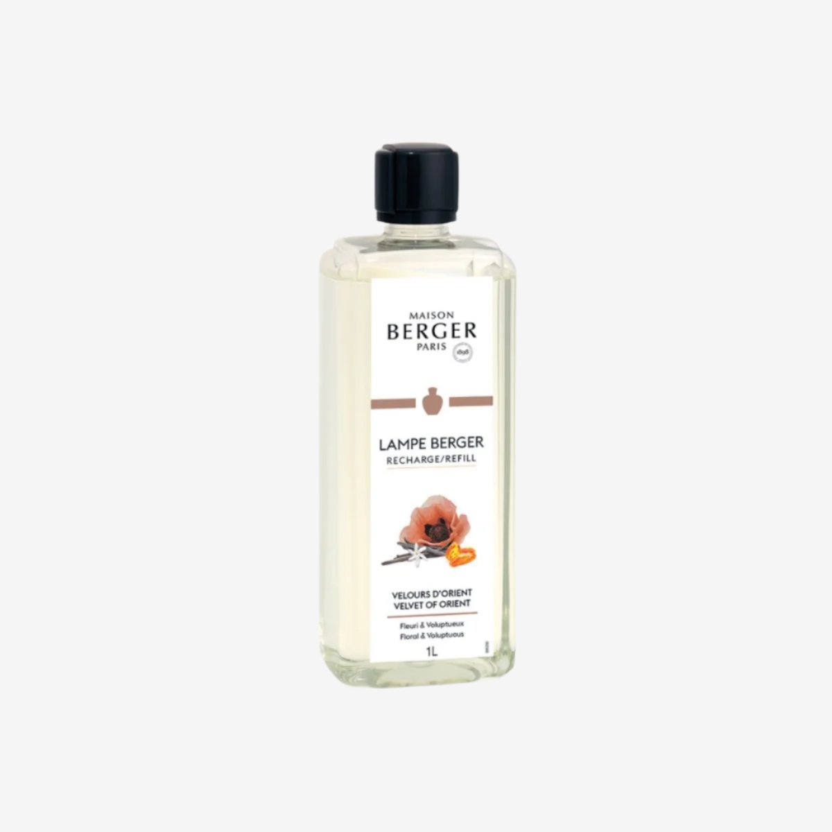 Recarga Velvet of Orient Maison Berger para lâmpada catalítica com aroma oriental floral e ambarado