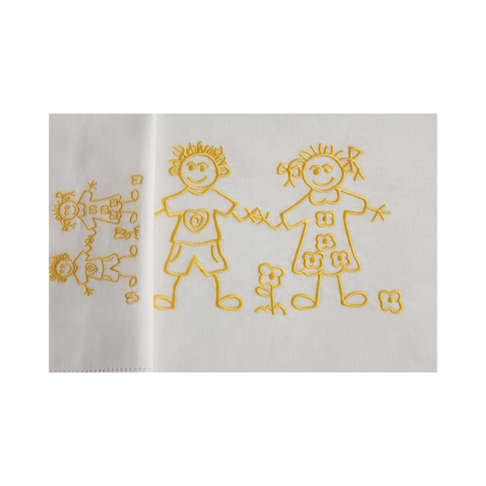 Yellow Dolls Bed Set