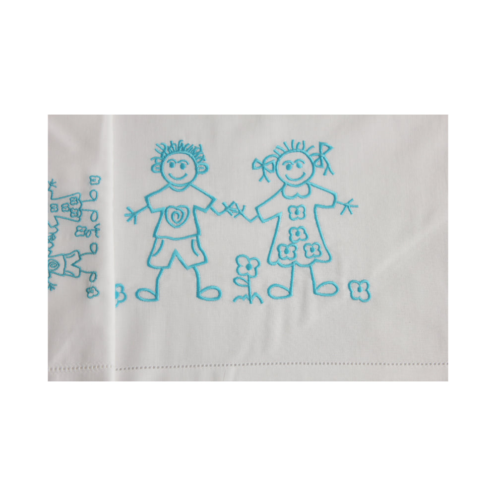 Jogo Cama Bonecos Azul