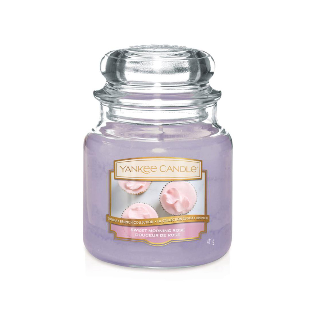 Vela Sweet Morning Rose Yankee Candle