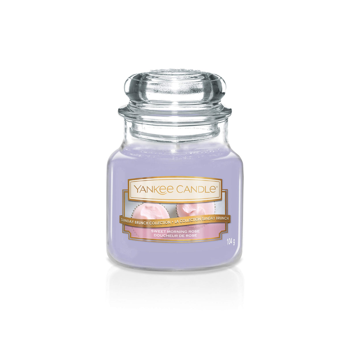 Vela Sweet Morning Rose Yankee Candle