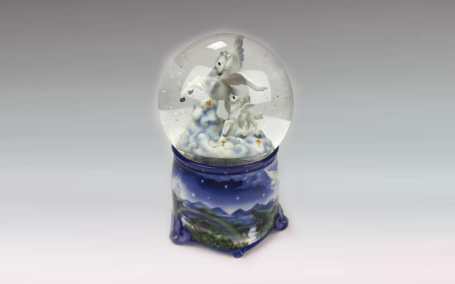 Caixa de Música Globo Unicórnio Musicboxworld