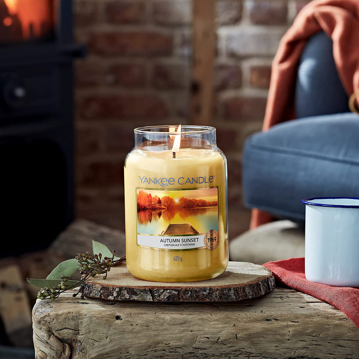 Vela Autumn Sunset Yankee Candle