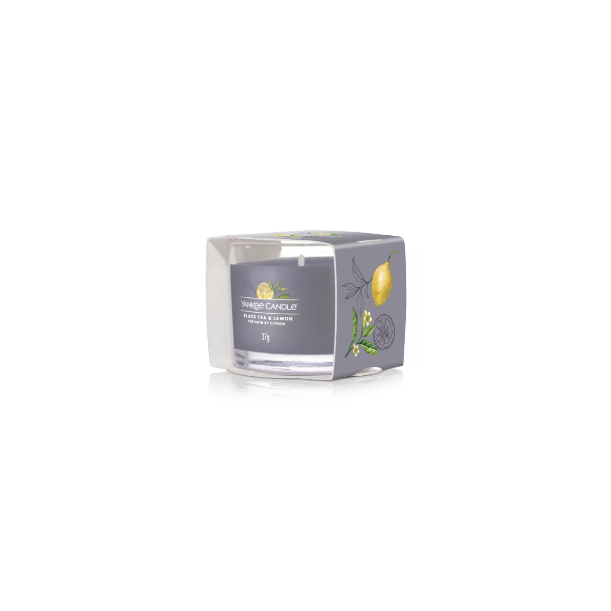 Vela Votive Copo Black Tea & Lemon Yankee Candle