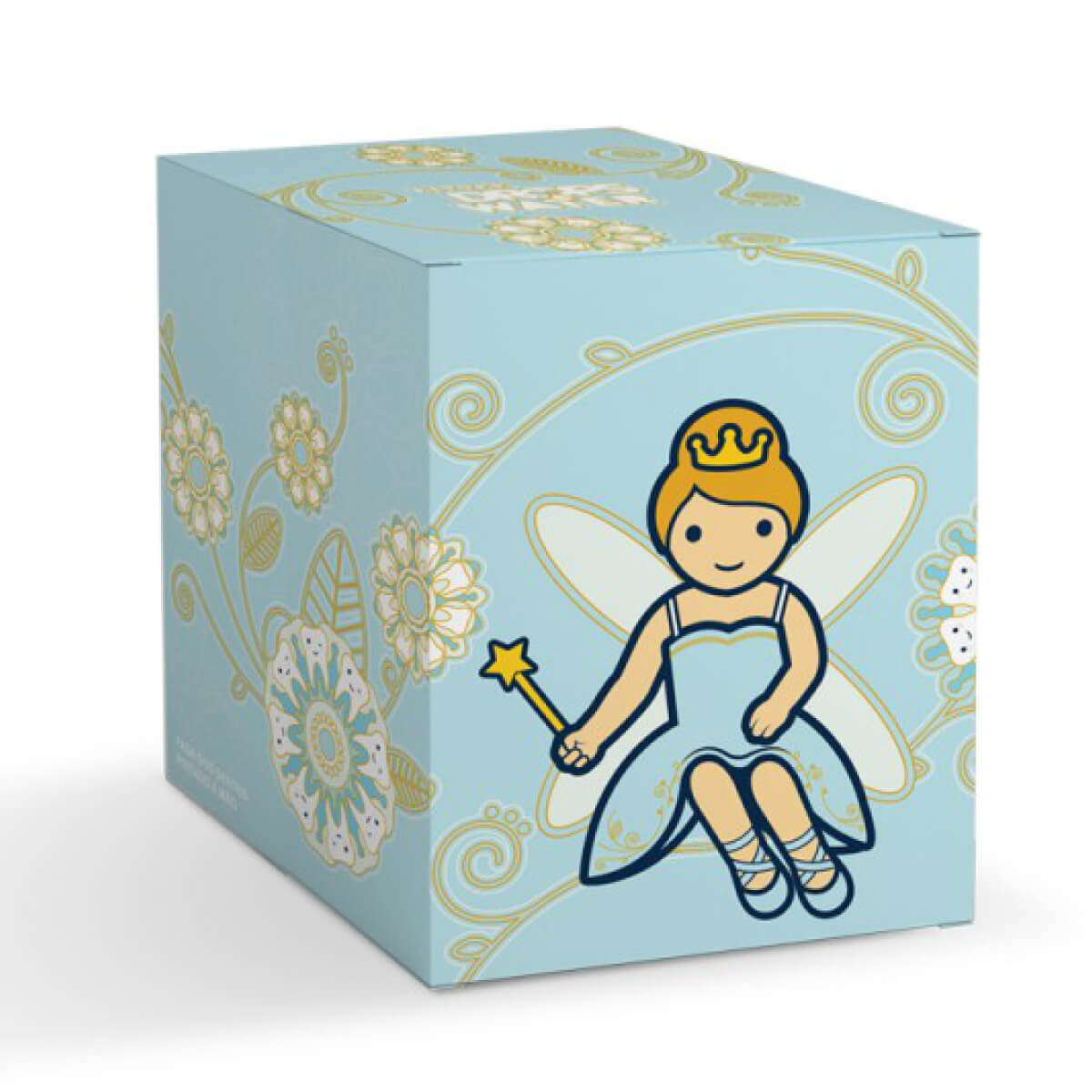 Fada dos Dentes Azul Sentada Little Drops of Water