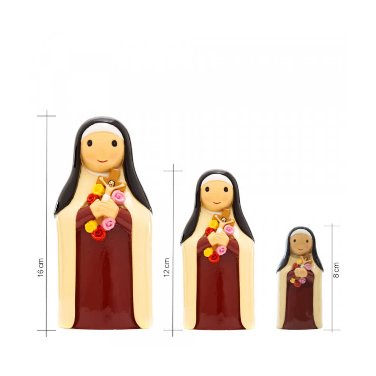 Santa Teresinha 8cm/12cm/16cm Little Drops of Water