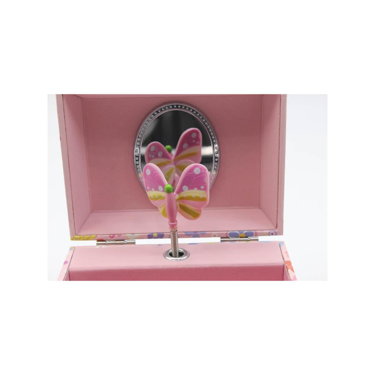 Caixa de Música Baú Flores e Coração Musicboxworld