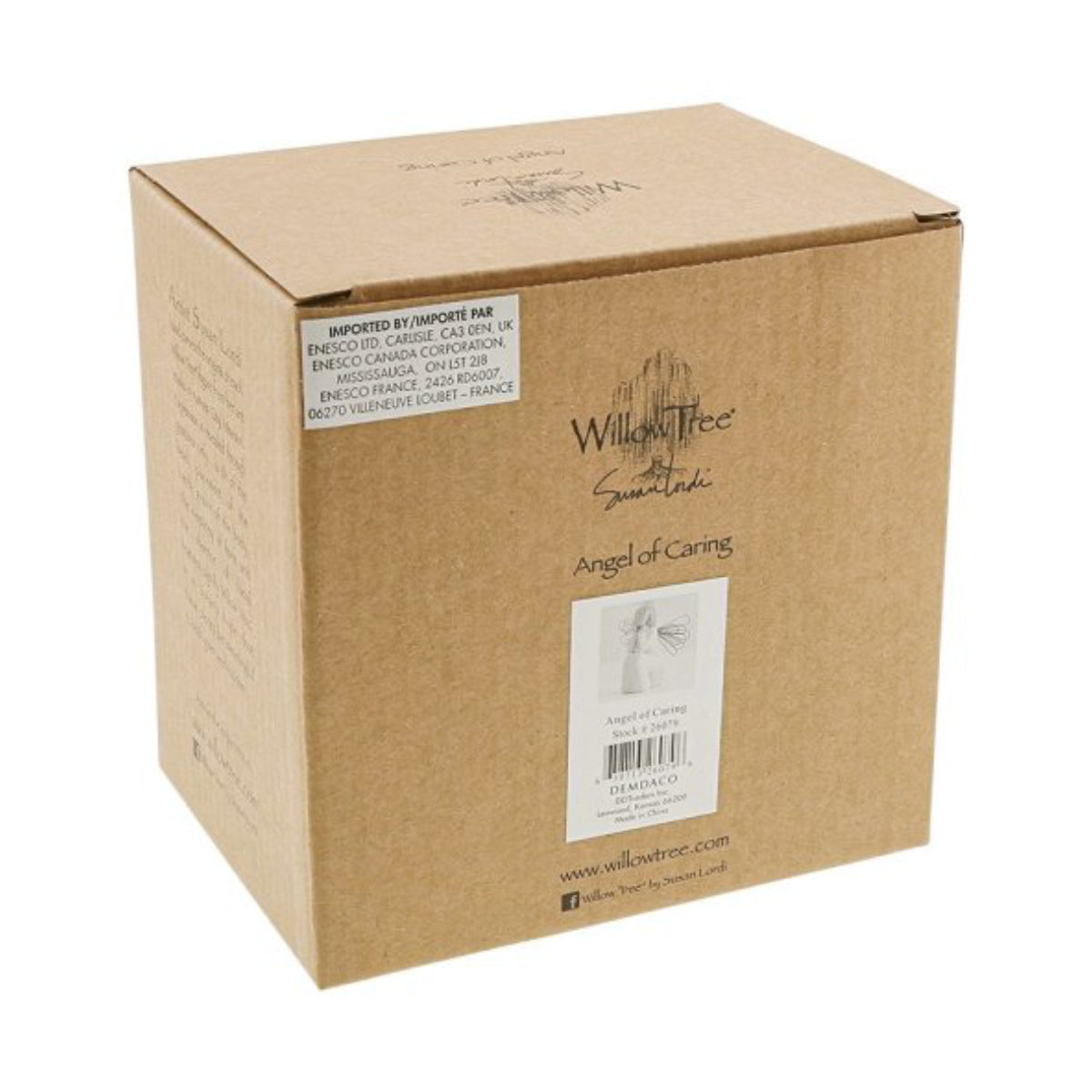 Willow Tree é uma linha íntima de estatuetas criada pela artista Susan Lordi representativas de: amor, proximidade, cura, coragem, esperança, família entre outras emoções que encontramos na vida. Envolvida numa caixa com a mensagem: 'Sempre lá, a ouvir com um ouvido disposto e um coração aberto'.