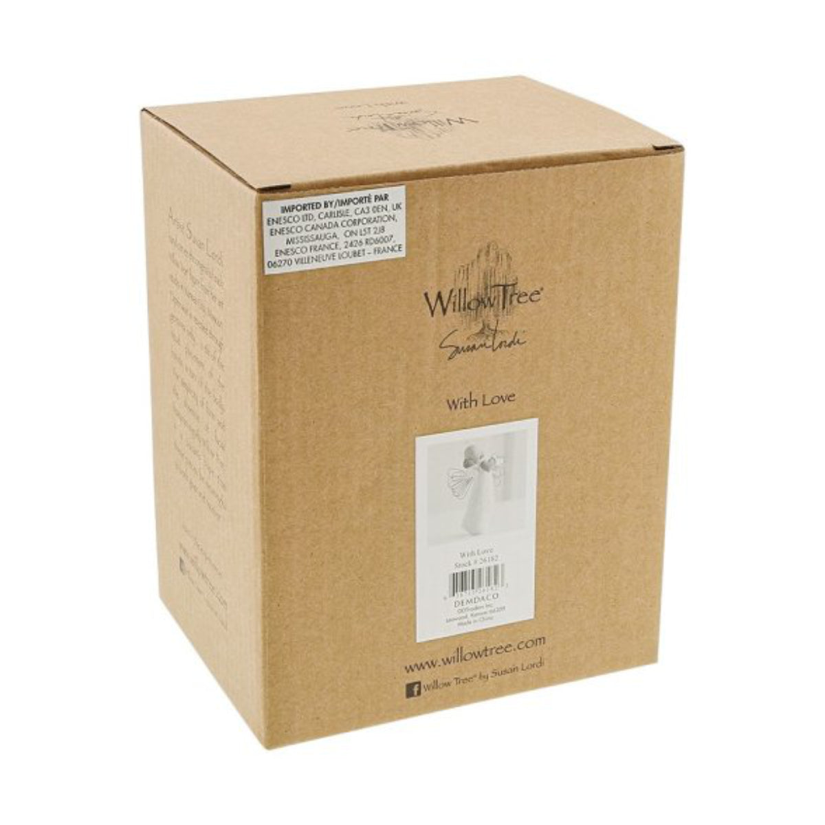 Willow Tree é uma linha íntima de estatuetas criada pela artista Susan Lordi representativas de: amor, proximidade, cura, coragem, esperança, família entre outras emoções que encontramos na vida. Envolvida numa caixa com a mensagem: 'Tu és amado/a'.